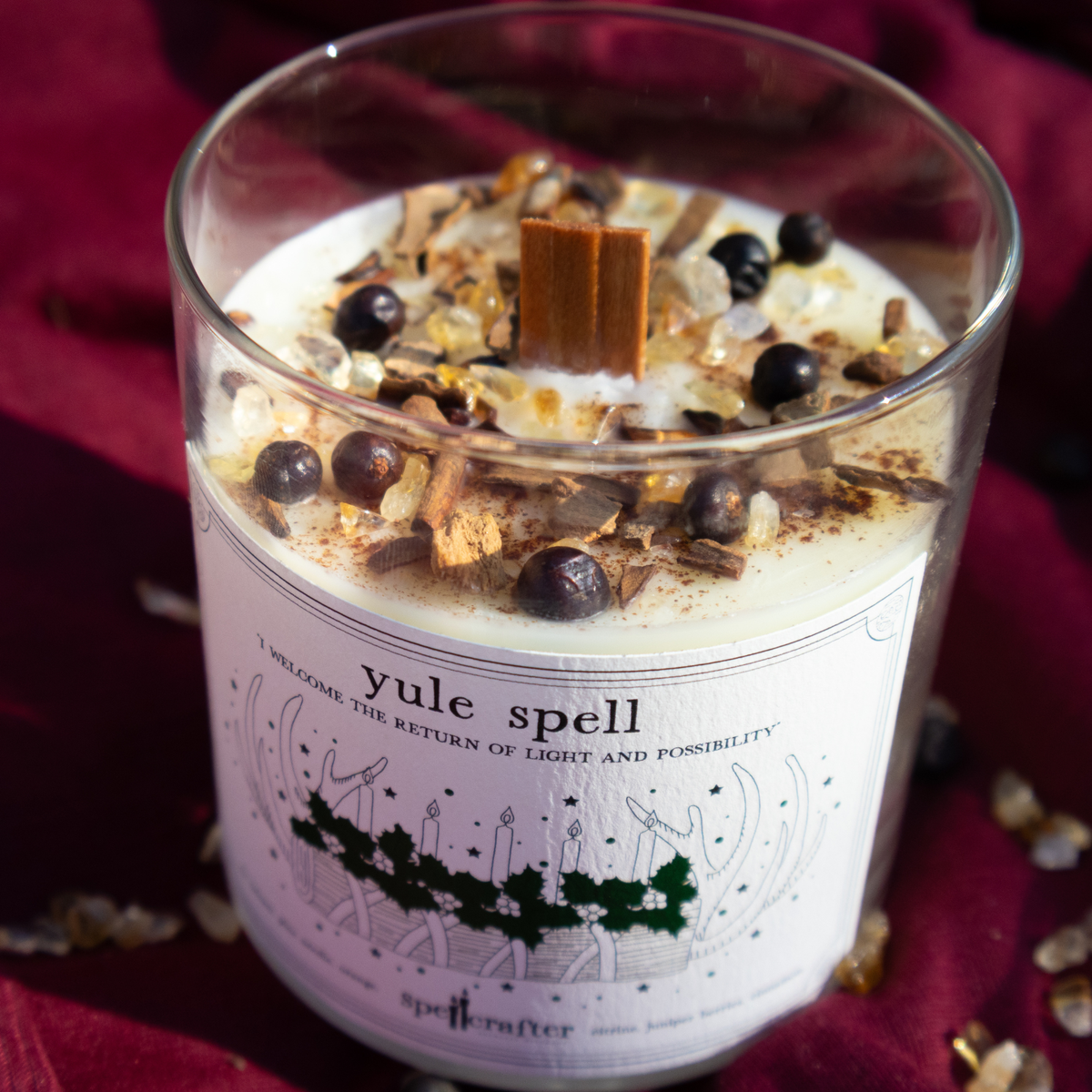 Yule Spell Candle