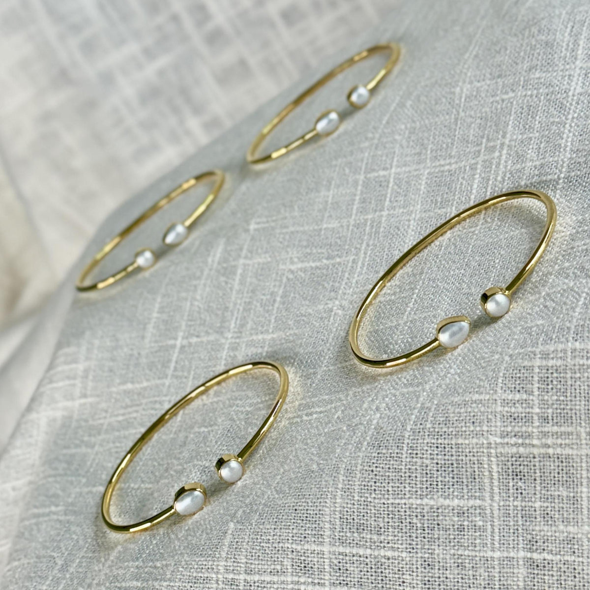 Gold Crystal Cuff Bracelet