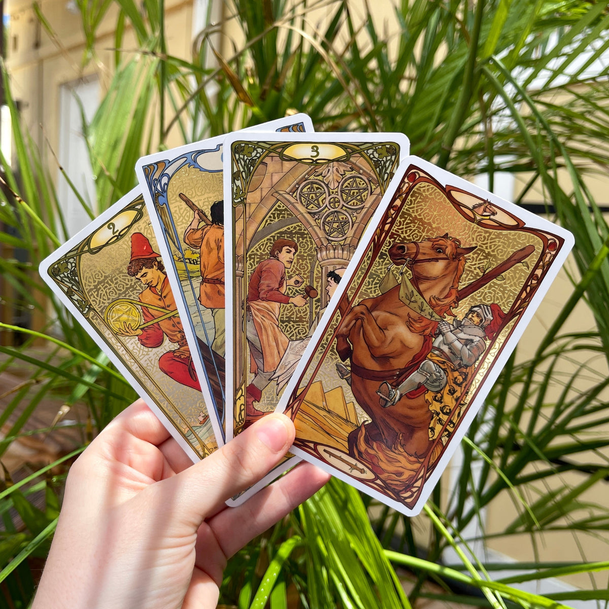 Golden Art Nouveau Tarot