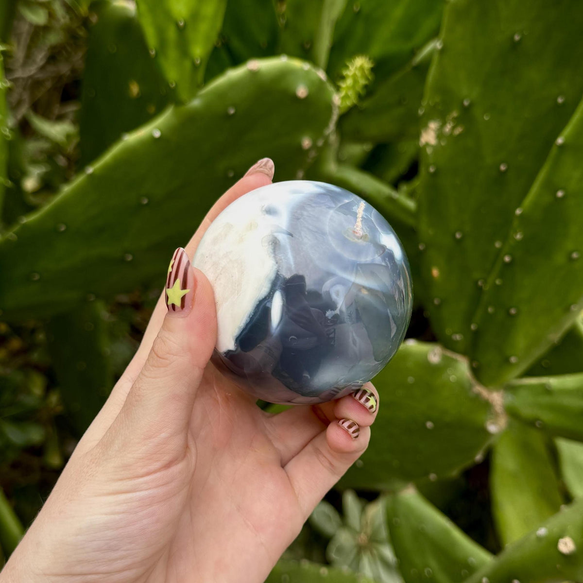 Orca Agate Sphere