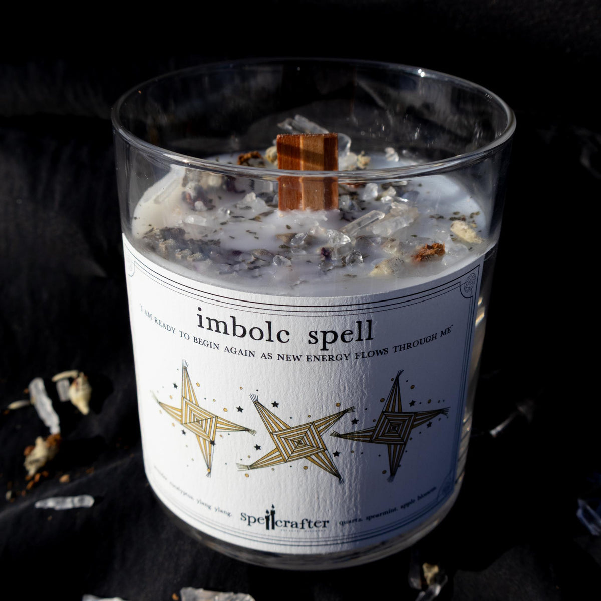 Imbolc Spell Candle