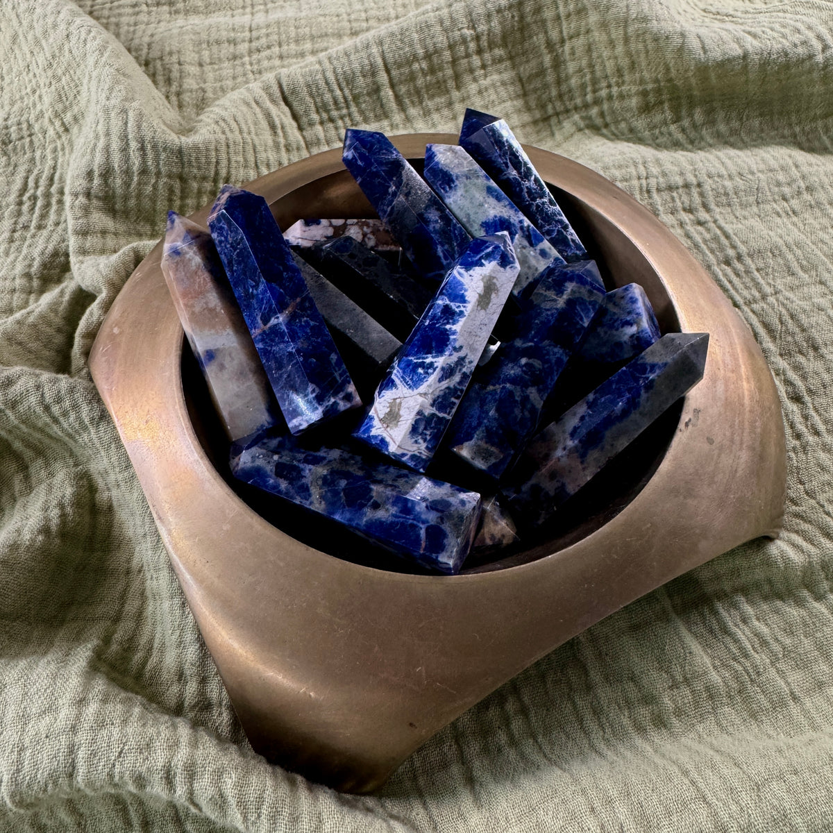 Sodalite Mini Crystal Tower Intuitively Chosen