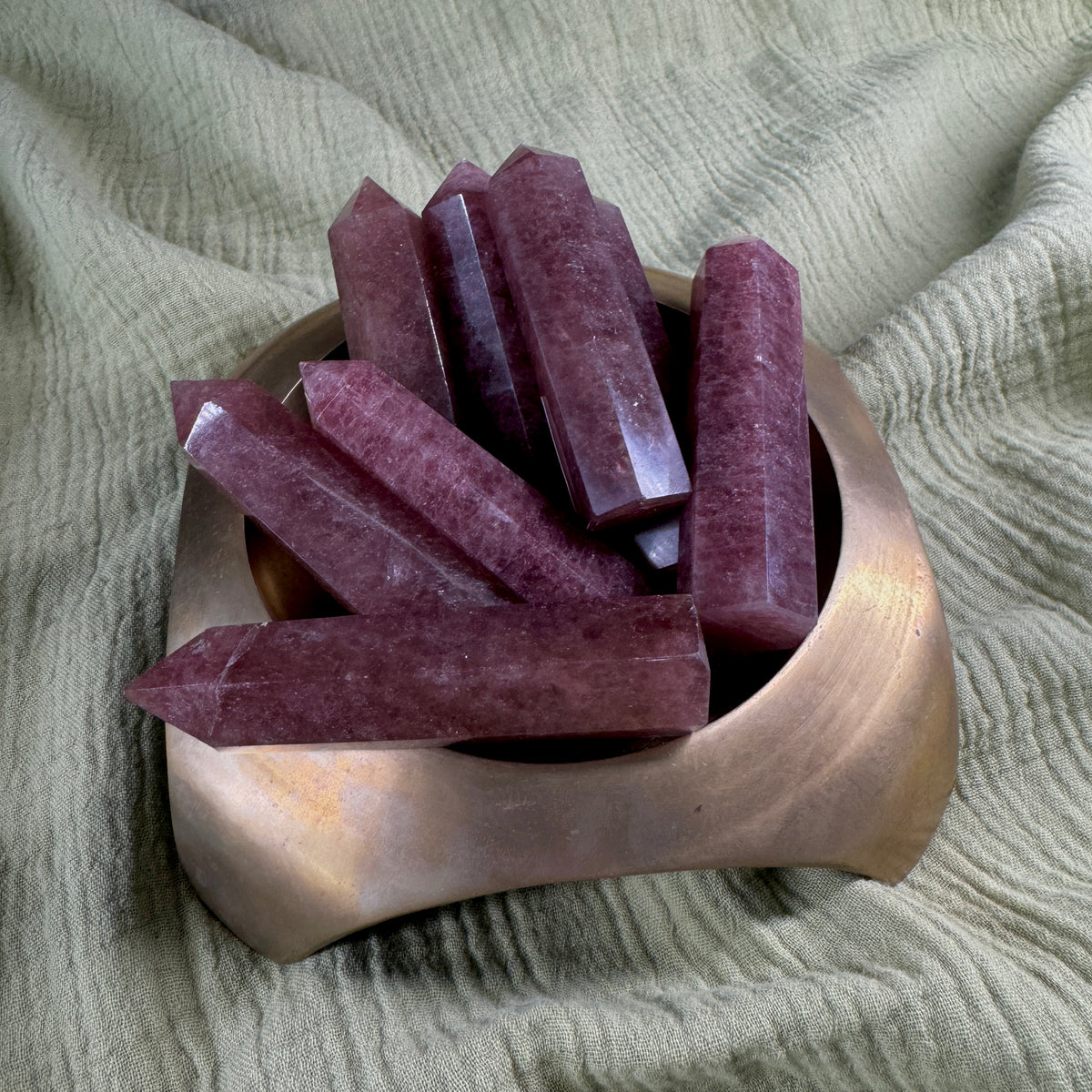 Strawberry Quartz Tower Intuitively Chosen