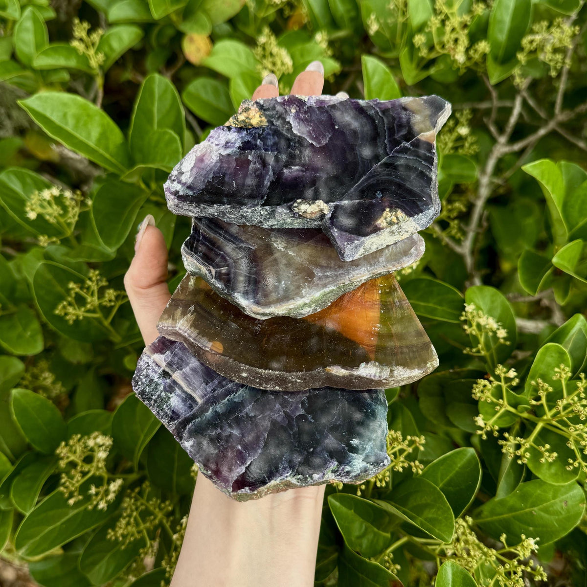 Fluorite Slab Intuitively Chosen