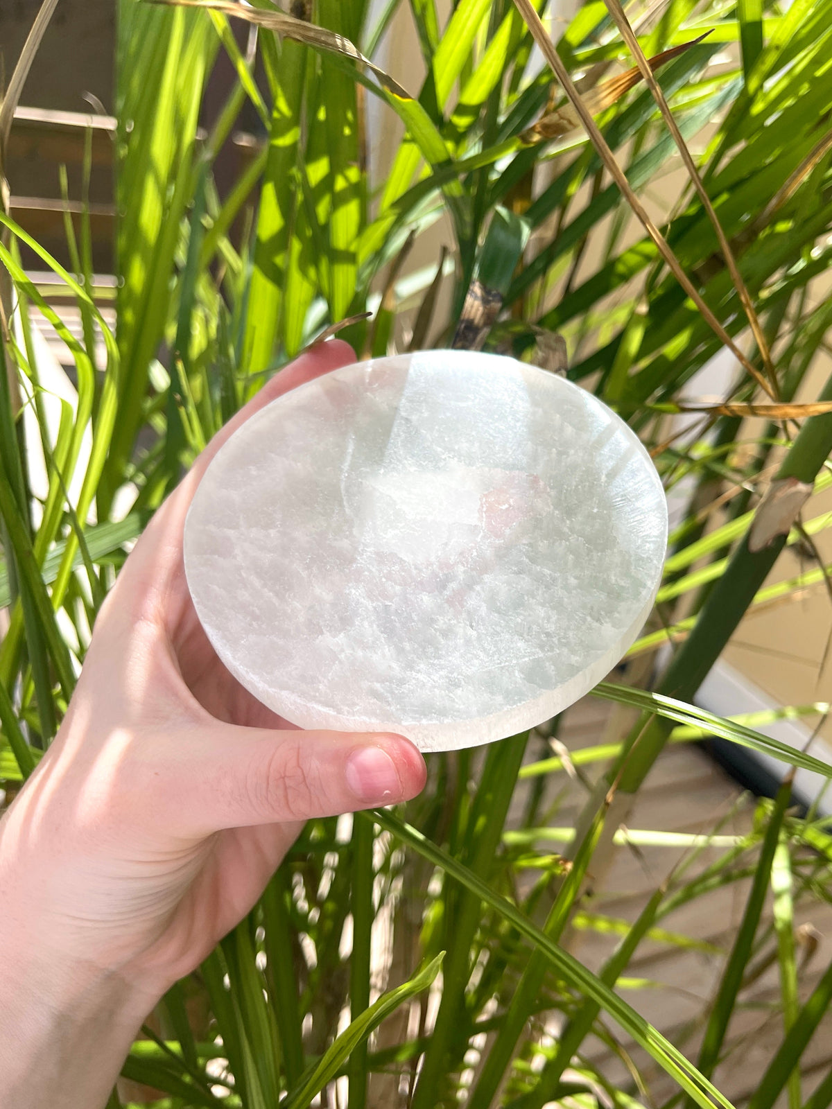 Round Selenite Charging Plate