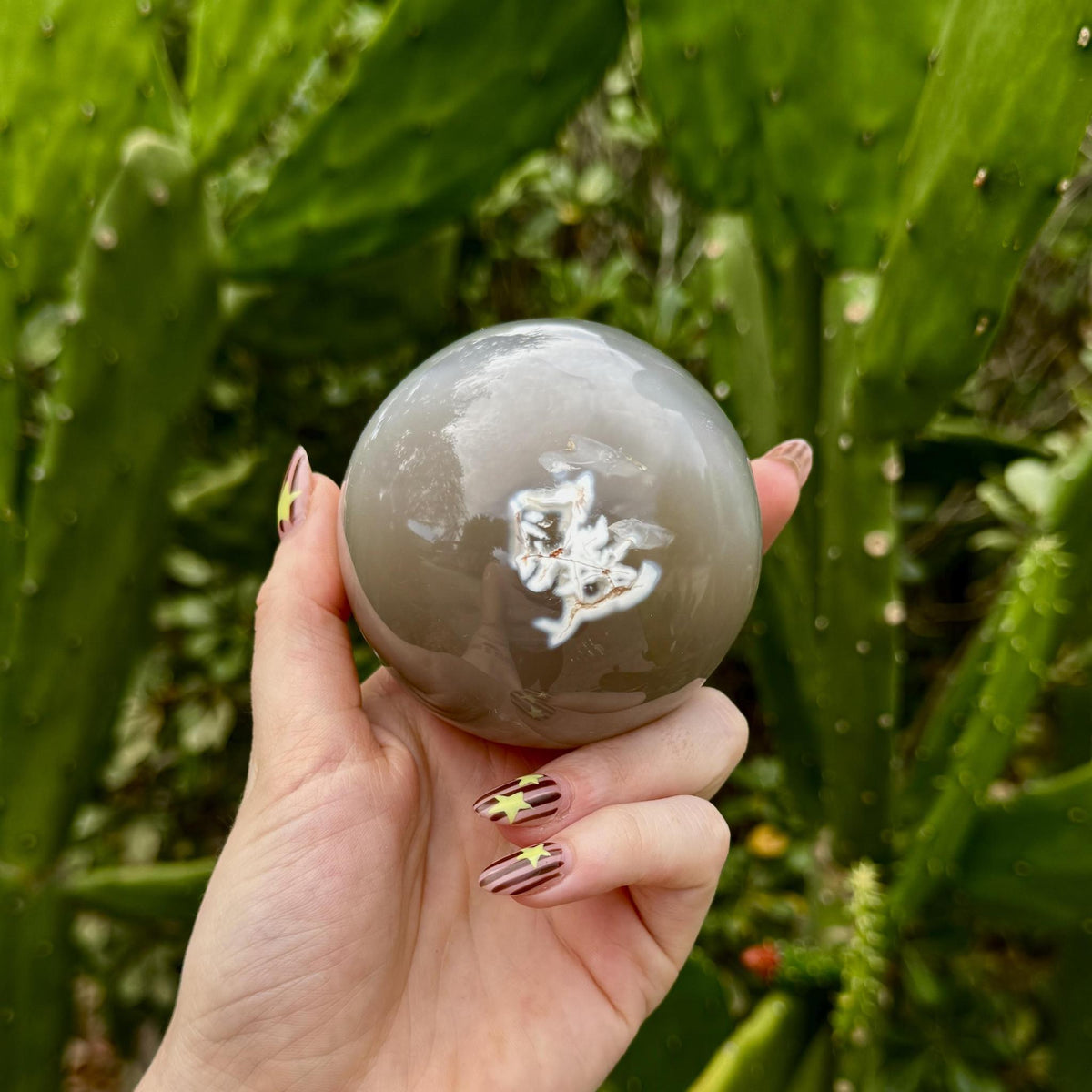 Orca Agate Sphere