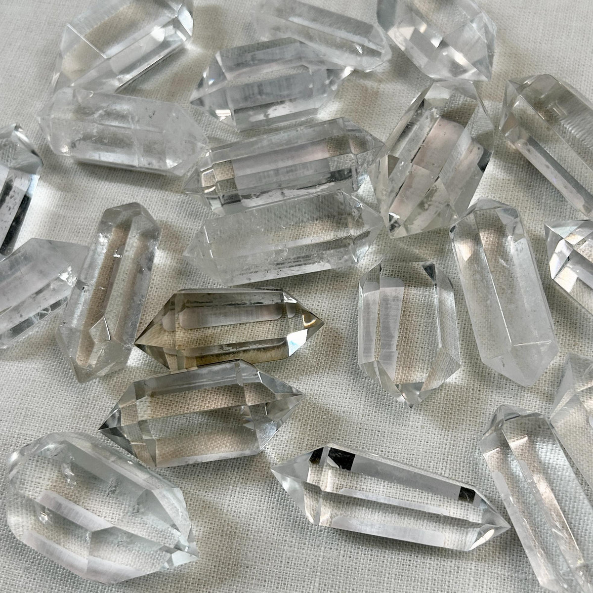 Clear Quartz Double Terminated Crystal Point Intuitively Chosen