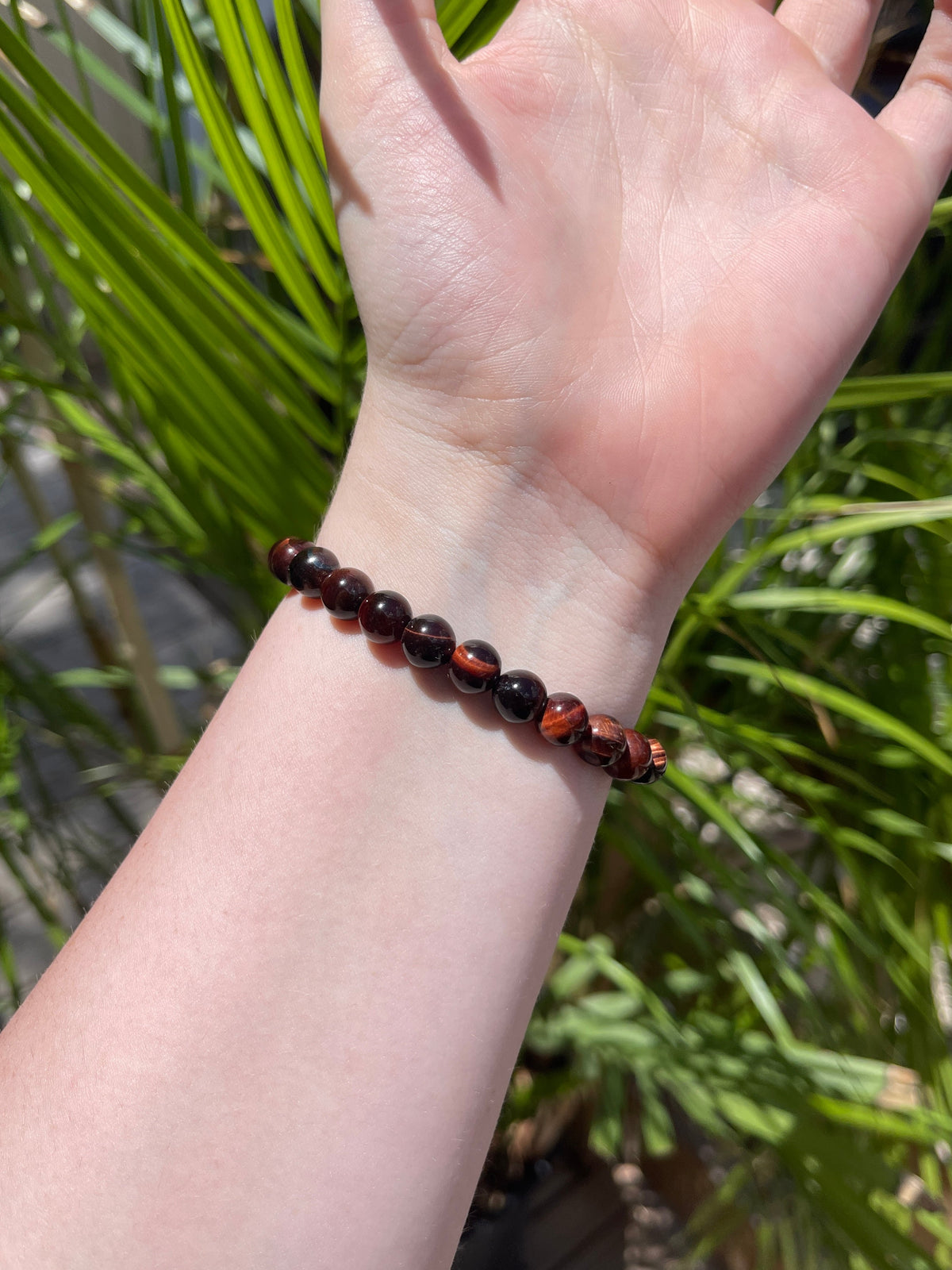 Red Tigers Eye Bracelet
