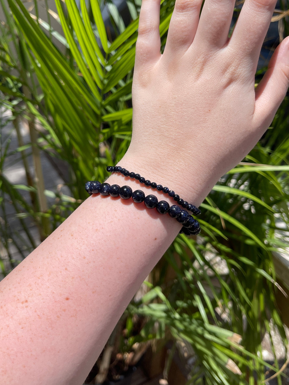 Blue Goldstone Bracelet