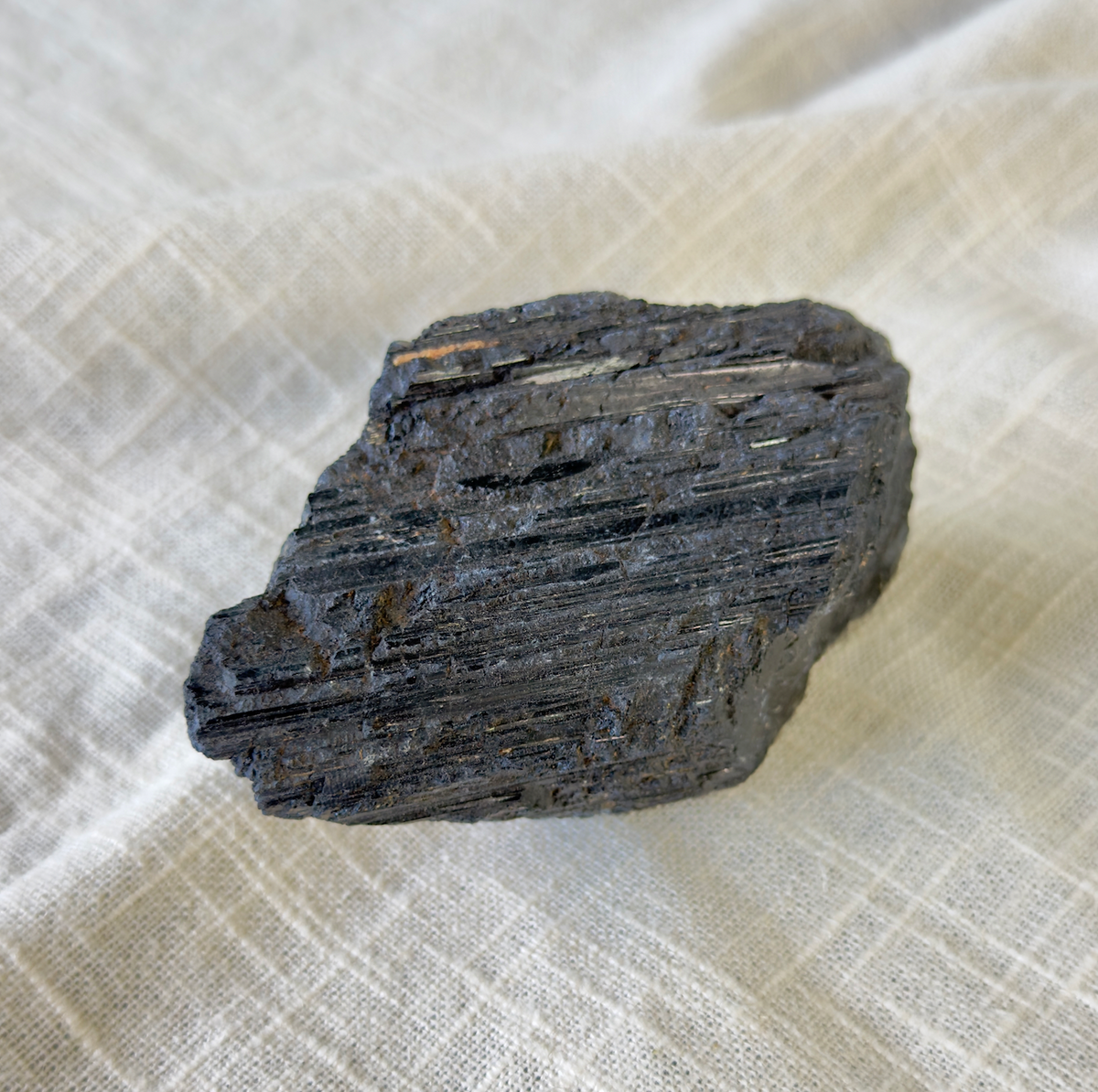 Black Tourmaline Rough Chunk