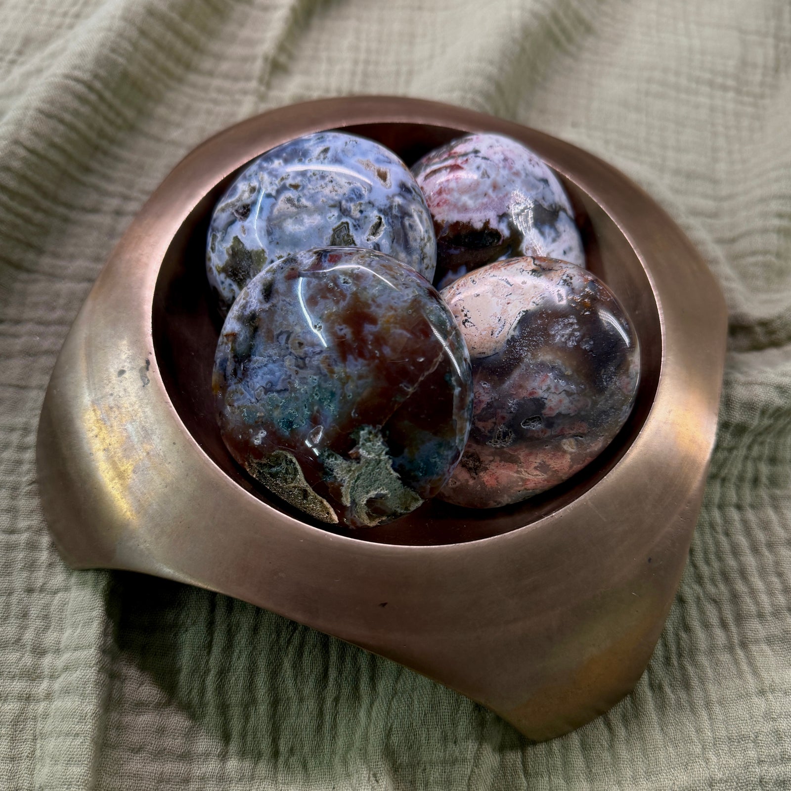 Ocean Jasper Palm Stone