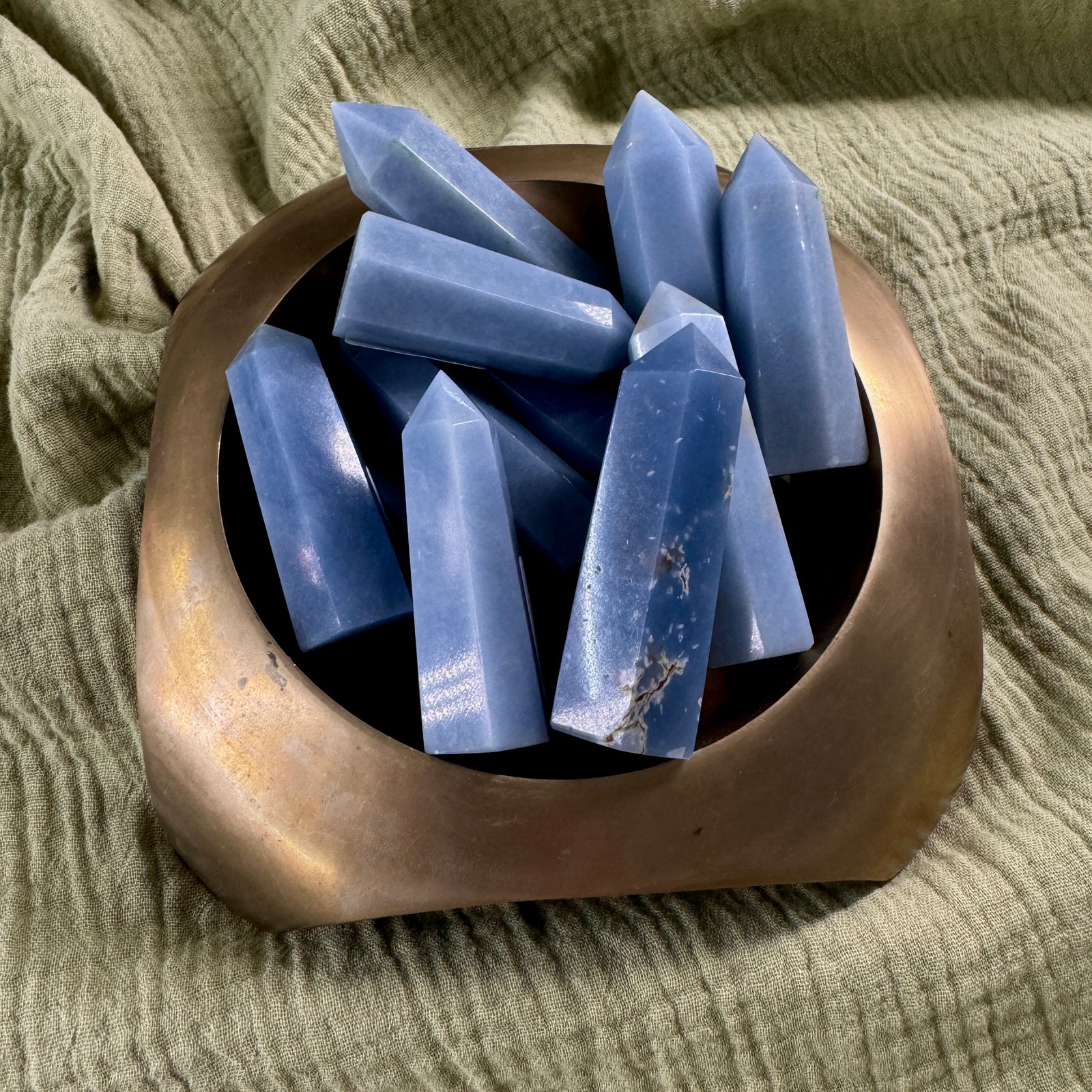 Angelite Crystal Point