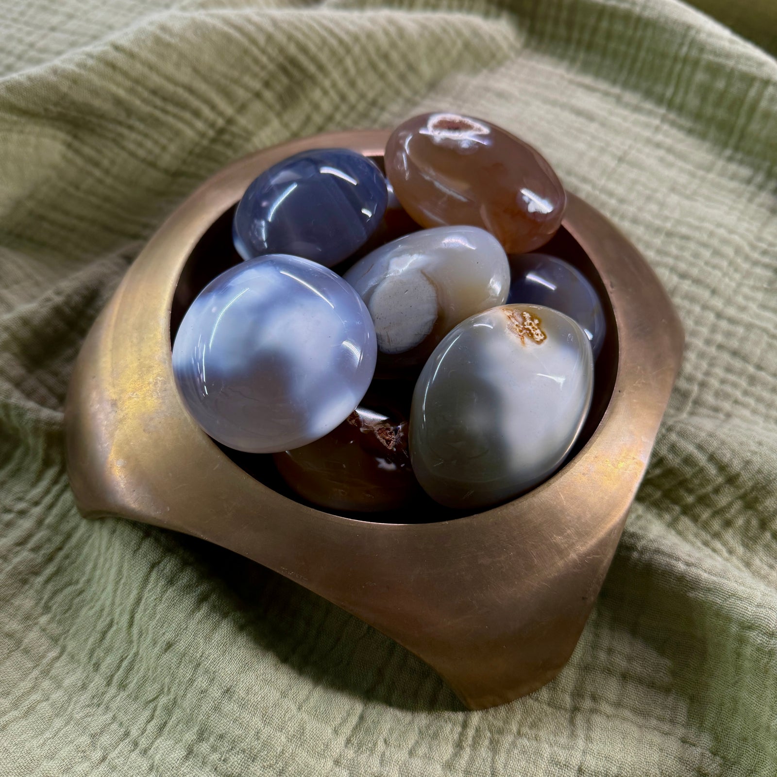 Orca Agate Palm Stone Intuitively Chosen