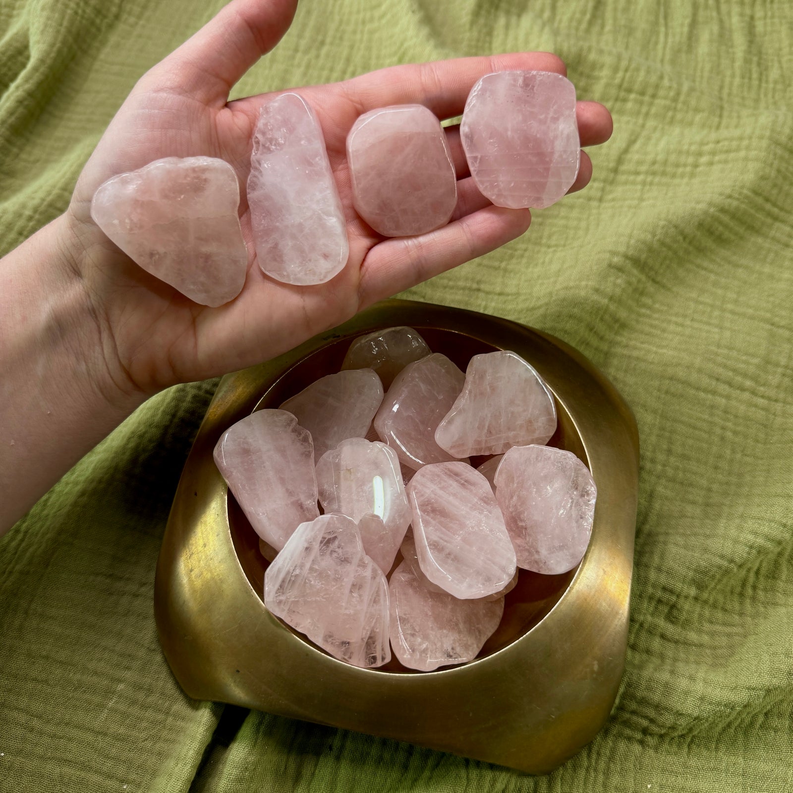 Rose Quartz Mini Slab Intuitively Chosen