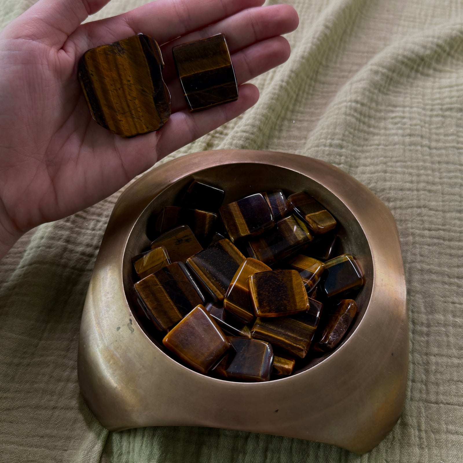 Tiger Eye Slab Intuitively Chosen