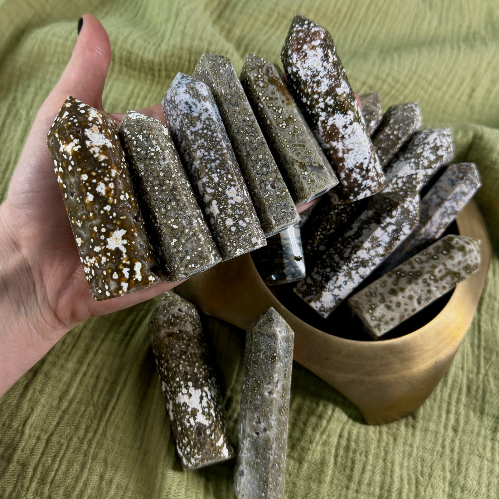 Ocean Jasper Tower Intuitively Chosen