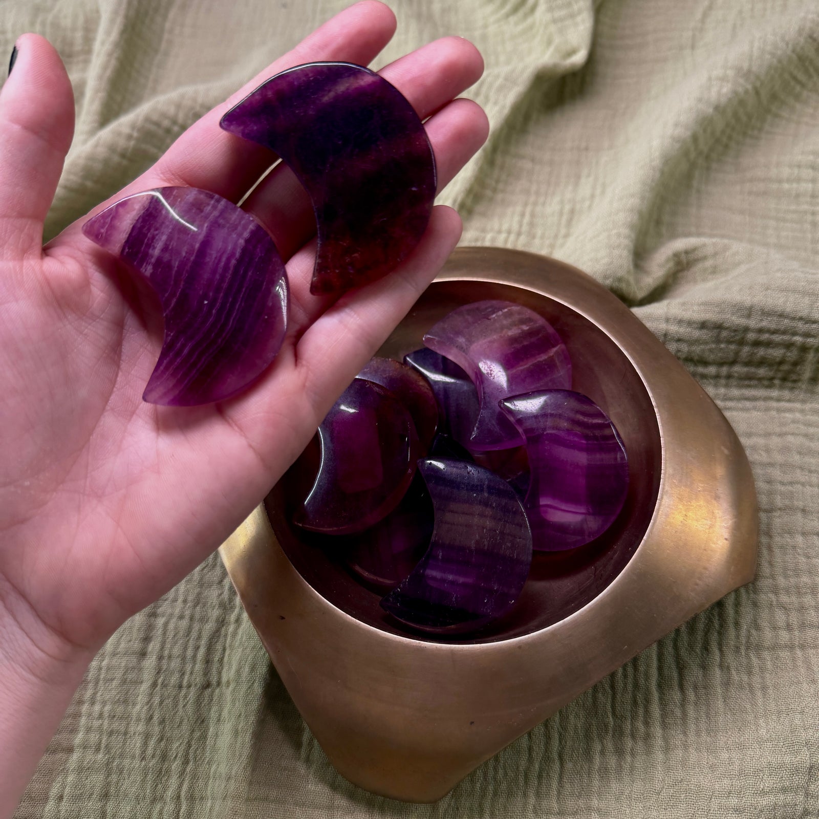 Fluorite Moon Intuitively Chosen