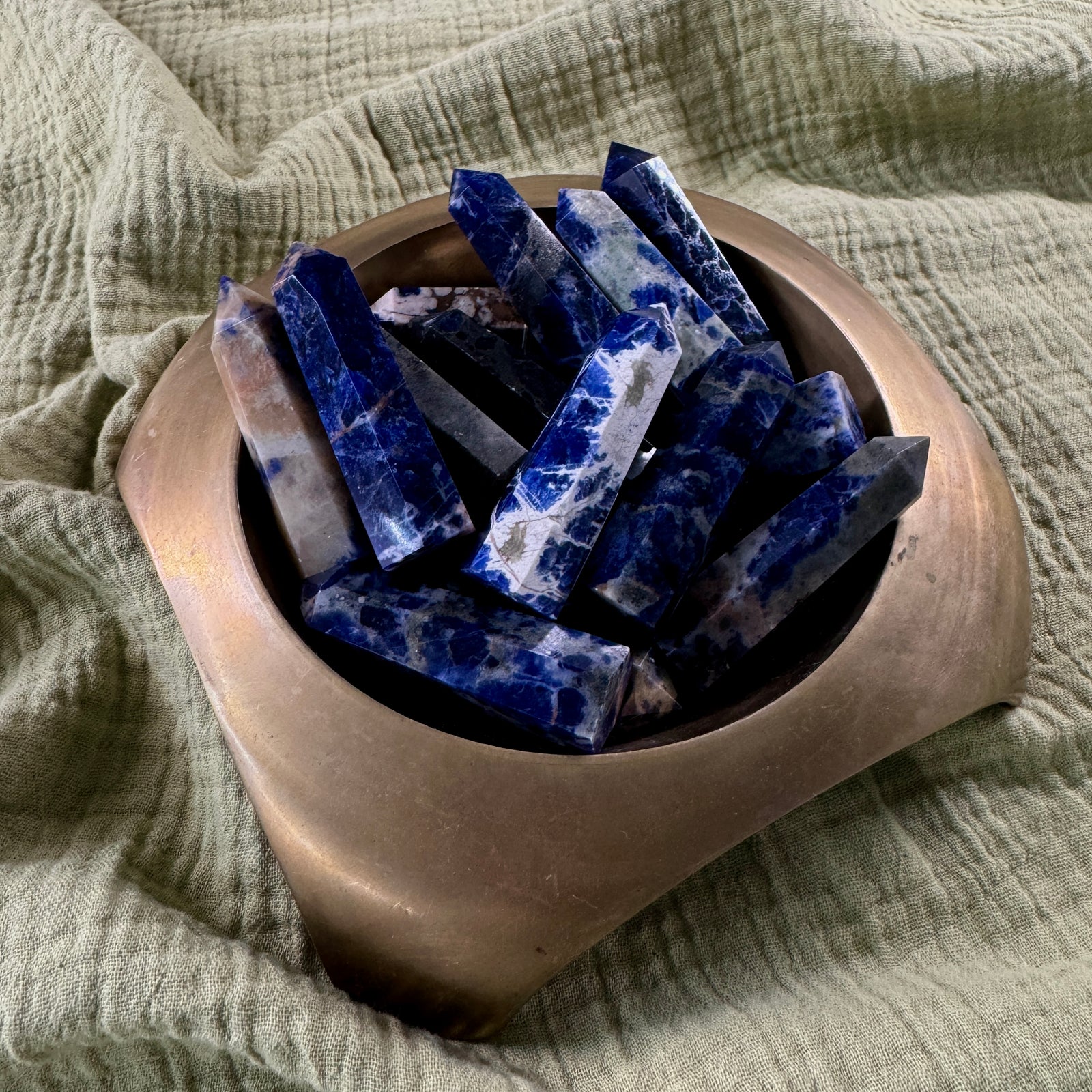 Sodalite Mini Crystal Tower Intuitively Chosen