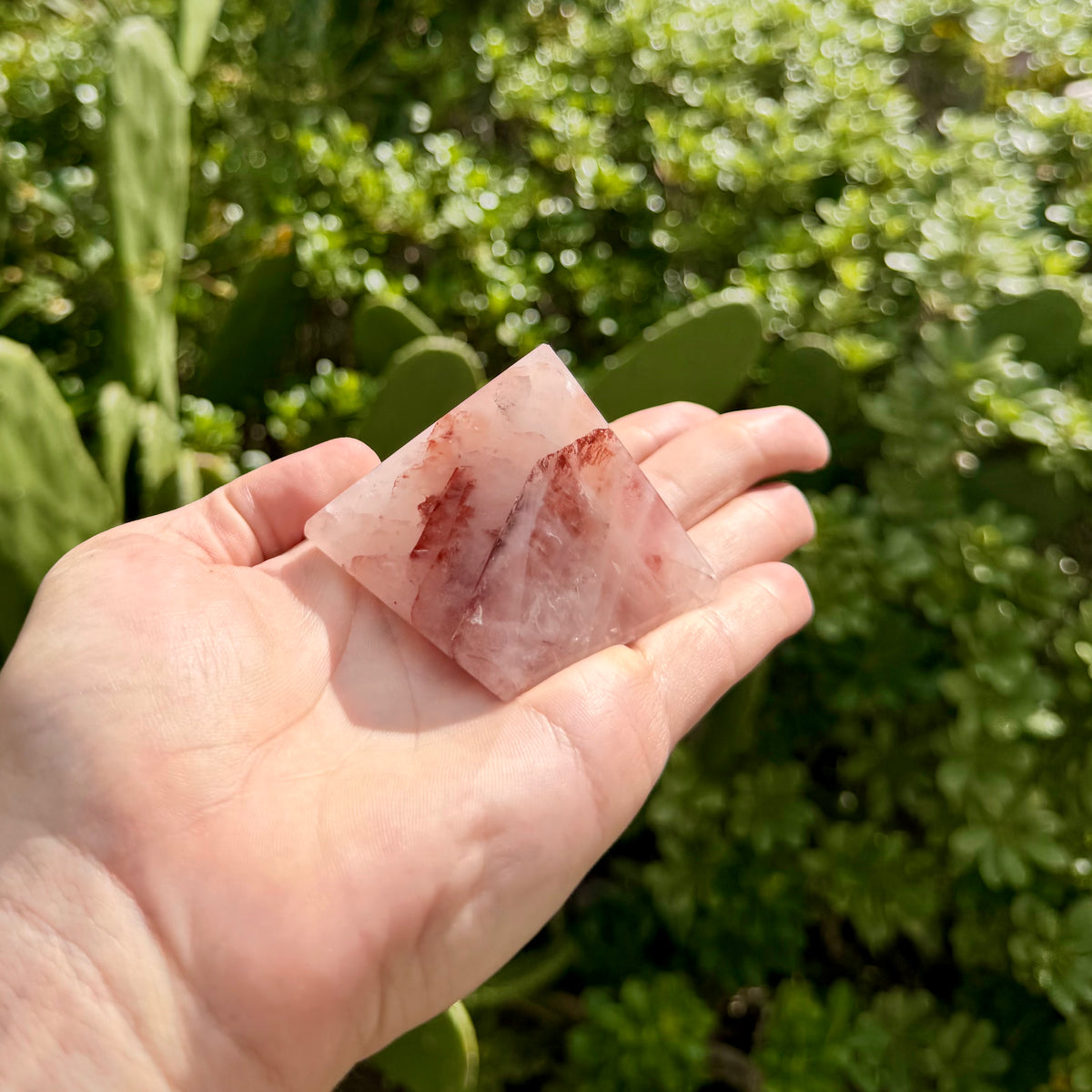 Fire Quartz Pyramid