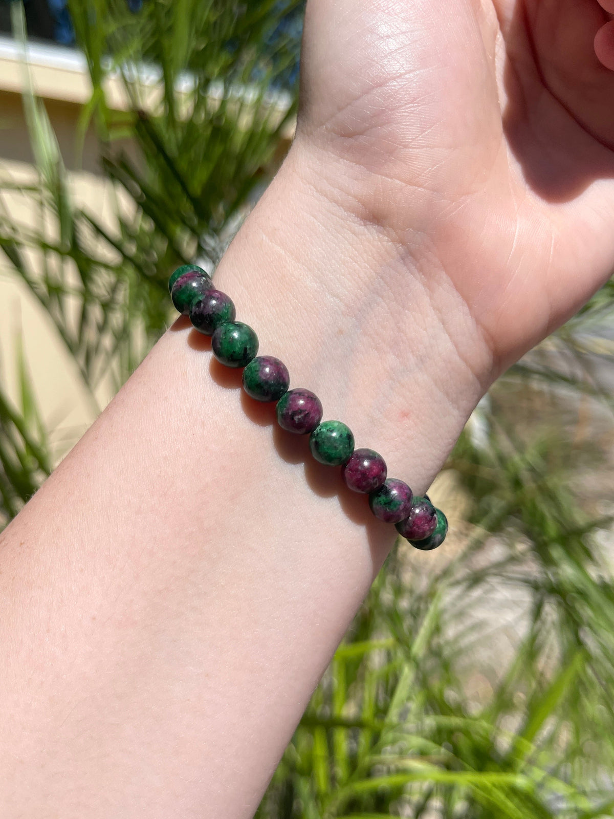 Ruby Zoisite Bracelet