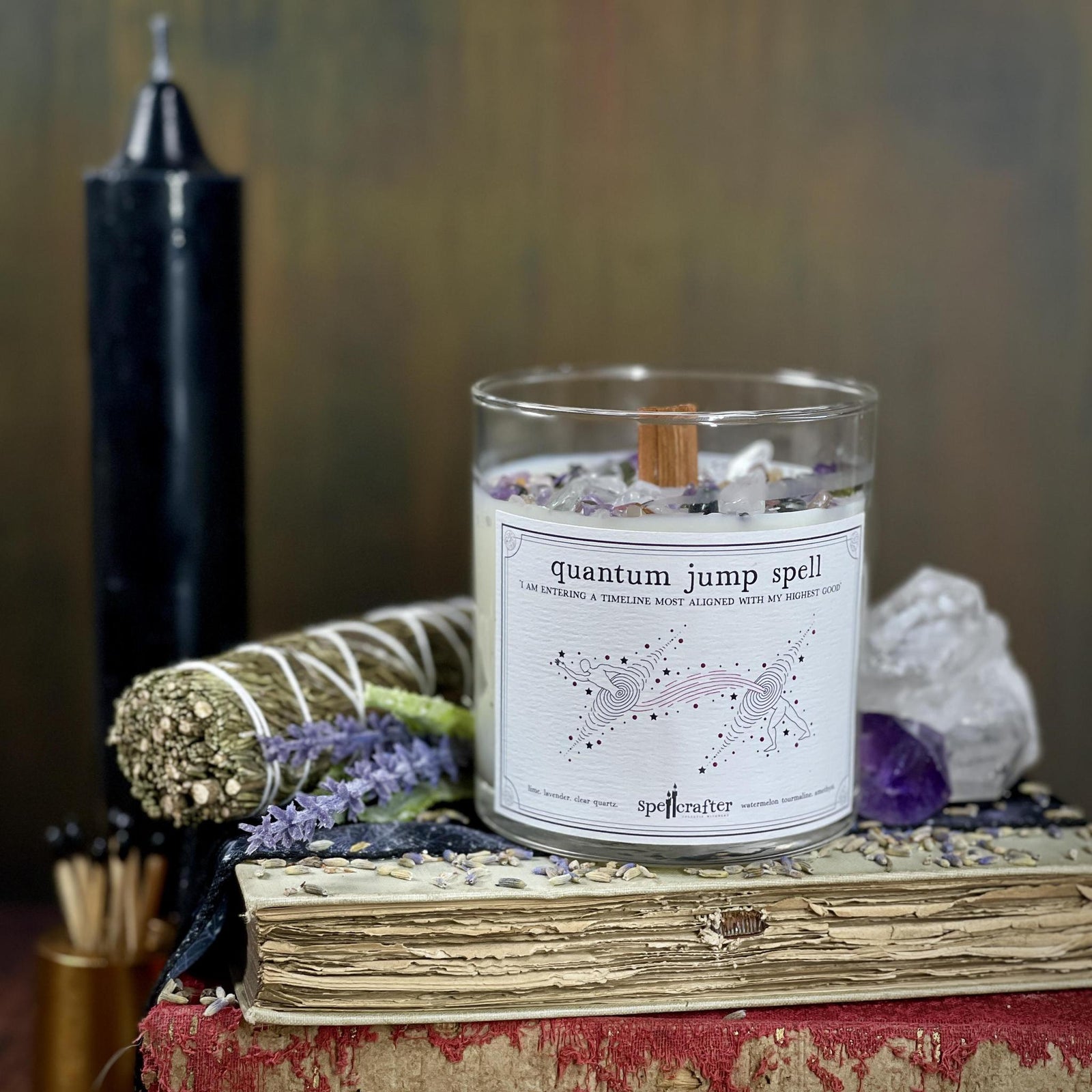 Quantum Jump Spell Candle