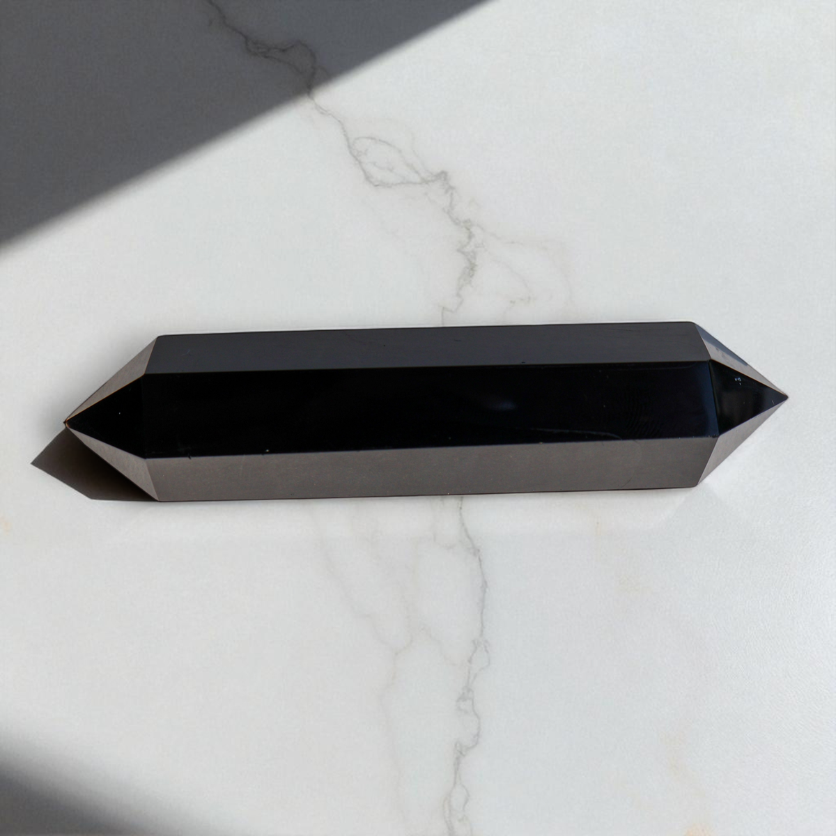 Obsidian Double Terminated Crystal Points - Intuitively Chosen