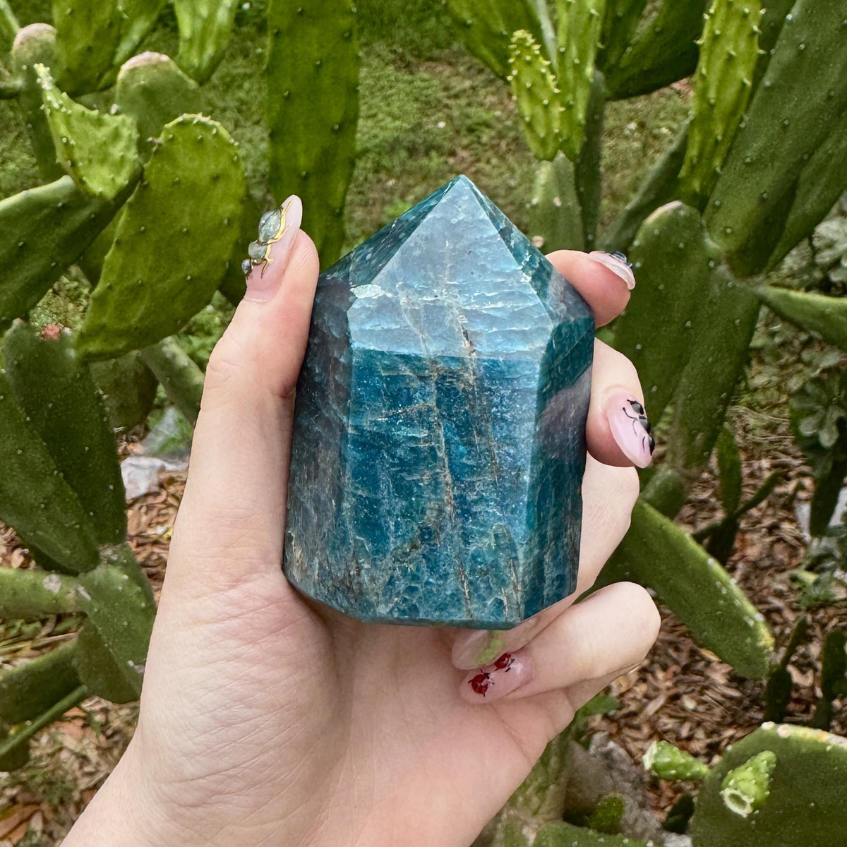 Blue Apatite Tower
