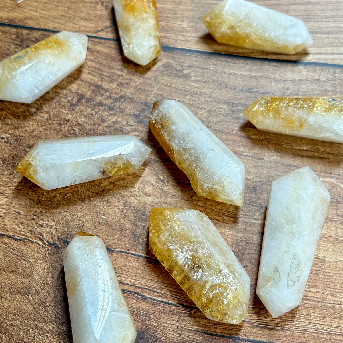Citrine Double Terminated Point Intuitively Chosen